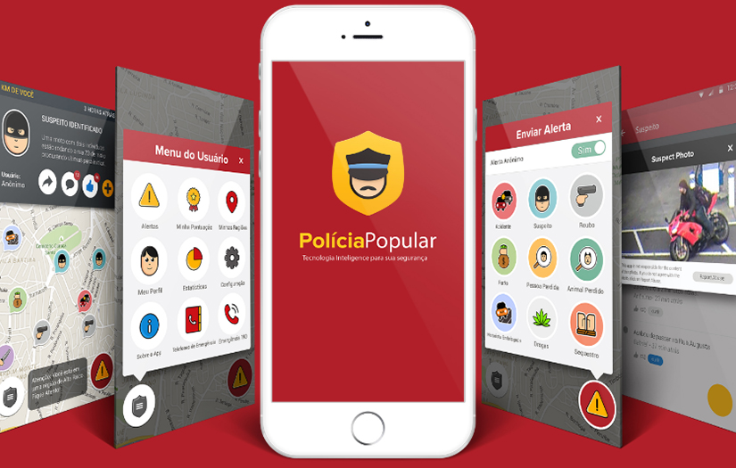 Policia Mobile Application screenshot 1